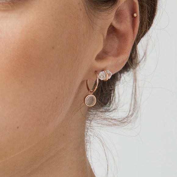 NEW Krystle Knight Quartz Crystal Studs - Picture 1 of 10